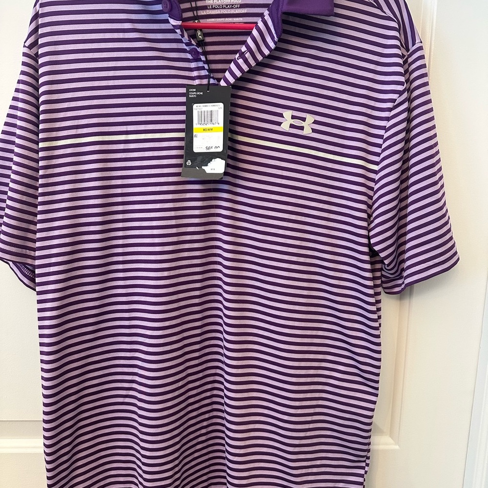 NWT Under Amour Loose Coupe Playoff Polo